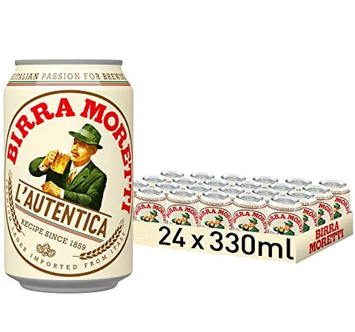 BIRRA MORETTI 12 Confezioni birra lattina 330ml 2 pezzi