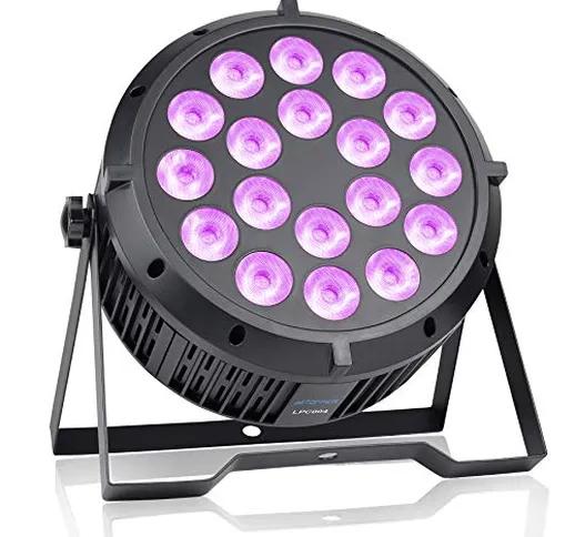 BETOPPER luci discoteca luci dj 18 * 8W RGBW DMX512 luci palco 4 IN 1 Luce DJ Adatto Per F...