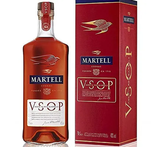 MARTELL COGNAC V.S.O.P. AGED IN RED BARRELS 70 CL IN ASTUCCIO