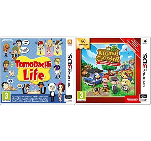 NintendoTomodachi Life 3Ds- 3Ds & Selects - Animal Crossing New Leaf: Welcome Amiibo - 3Ds...