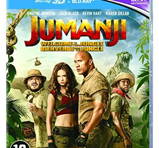 Jumanji : Bienvenue Dans la Jungle - Edition 3D [Blu Ray 3D + Blu Ray]