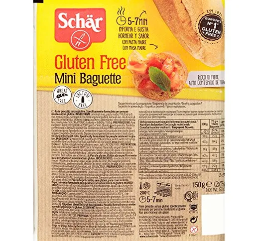 Mini Baguette Pane senza Glutine 150 G
