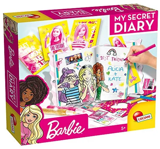 Lisciani Giochi- Barbie My Secret Diary Gioco Interattivo, Multicolore, 55951