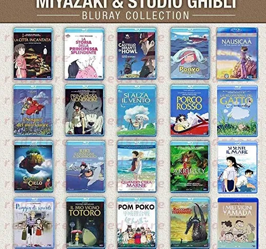COLLEZIONE STUDIO GHIBLI: Miyazaki +Takahata+Morita+Yonebayashi+Mochizuki (20 film) BLU-RA...