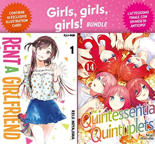 Girls girls girls! bundle: Rent a girlfriend vol. 1-The quintessential quintuplets vol. 14...