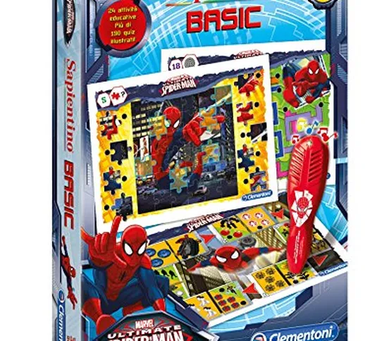 Clementoni - 13217 - Sapientino Penna Basic - Spiderman Ultimate - gioco quiz con penna in...