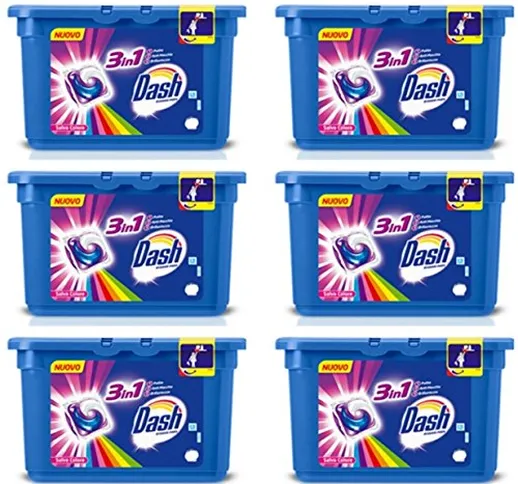 90 Monodosi DASH PODS 3 in 1 Salva Colore tabs caps detersivo per lavatrice