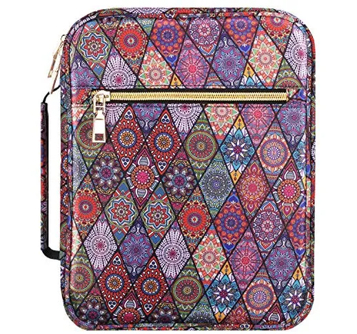 MoKo Cover per Bibbia, 10 × 7,5 × 2,5 pollici, Borsa Portatile per Bibbia, Scatole per Bib...