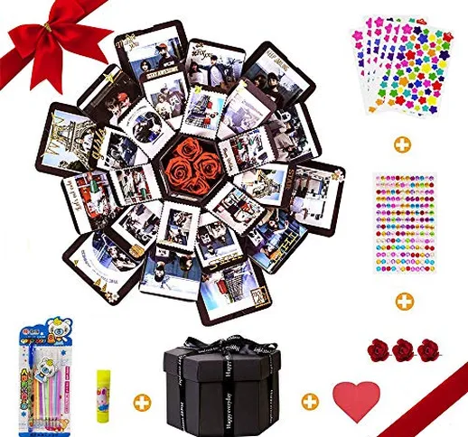 MMTX Explosion Gift Box Sorprese Romantiche Creative DIY Photo Album,La Confezione Regalo...
