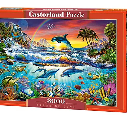 Castorland Paradise cove Jigsaw, Puzzle, 3000 Pezzi, Colore Multicolore, C-300396-2