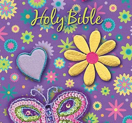 Holy Bible: New King James Version Shiny Sequin Purple