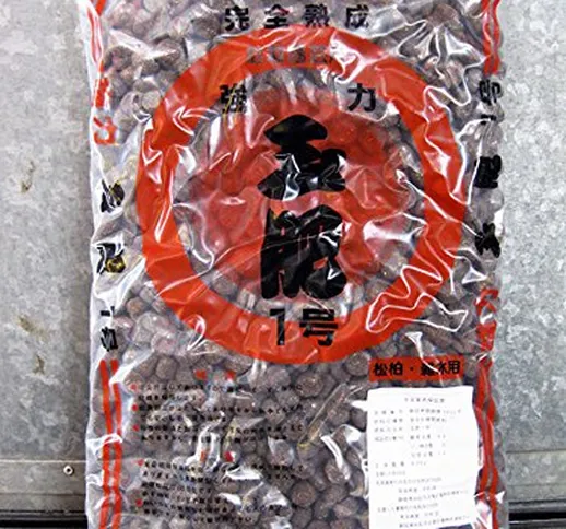 Tamahi, tamaki top quality giapponese, NPK 4-2-1 (4 kg) size S, concime per bonsai di coni...