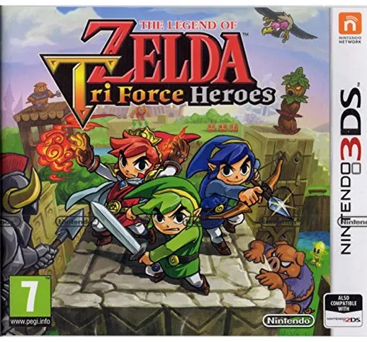 The Legend Of Zelda: Tri Force Heroes 3Ds- Nintendo 3Ds