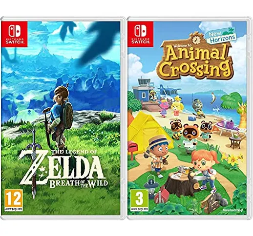 NintendoThe Legend Of Zelda: Breath Of The Wild - Switch & Animal Crossing: New Horizons