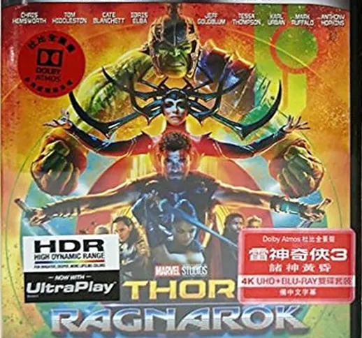 Thor: Ragnarok (4K UHD + Blu-ray) (Hong Kong Version / Chinese subtitled) 雷神奇俠3: 諸神...