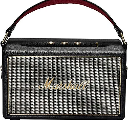 Marshall Speaker Kilburn Portatile a Batteria Bluetooth per MP3/Smartphone, Nero