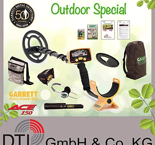 Garrett ACE 150 - Metal detector Outdoor Pack con Garrett Pro Pointer