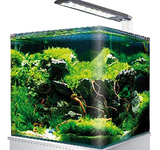 AMTRA NANOTANK SYSTEM 20 / Acquario in vetro completo di luce LED e filtro / cm 25x25x30 /...