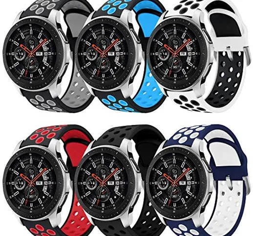 Syxinn Compatibile con 22mm Cinturino Galaxy Watch 46mm Braccialetto Gear S3 Frontier/Clas...