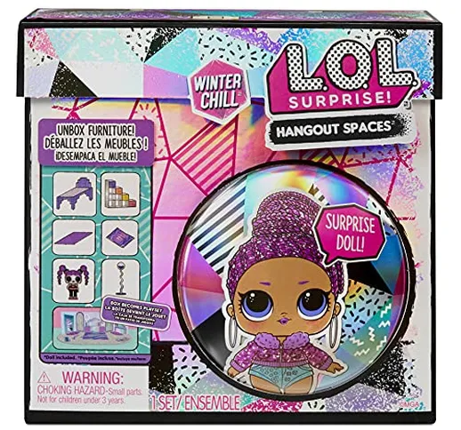 L.O.L. Surprise!- LOL Surprise Winter Chill Set Bling Queen-con 10+ sorprese tra Cui Bambo...