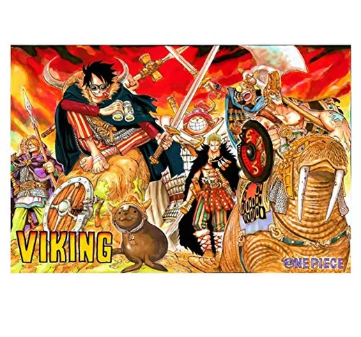 Youxin Viking One Piece Puzzle 1000 Parte for Il Kids Festival Adulti Puzzle Regali (70 *...