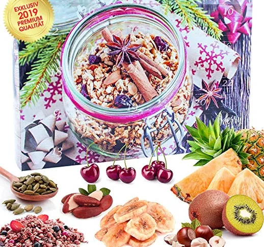 C&T Veganer Fit & Gourmet - Calendario dell'Avvento 2019-24 Vegani, deliziosi Snack dell'A...