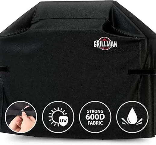 Grillman Premium Copertura per Barbecue, Copertura per Barbecue a Gas per Weber, Brinkmann...