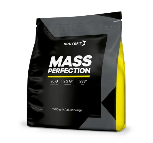 Mass Perfection - Body&Fit - Frullato Nocciola E Caramello - 2,2 Kg (36 Frullati)