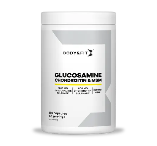 Glucosamina, Condroitina & Msm - Body&Fit - 180 Capsule (2 Mesi)