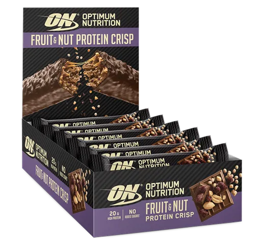 Fruit & Nut Protein Crisp Bar -  - Fruit & Nut - 10 Unità (700 Grammi)