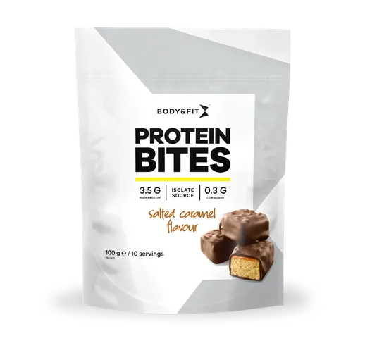 Protein Bites - Body&Fit - Salted Caramel - 1 Borsa (100 Grammi)