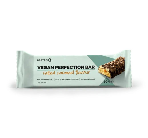 Vegan Perfection Bar - Body&Fit - Salted Caramel - 1 Barrette (50 Grammi)