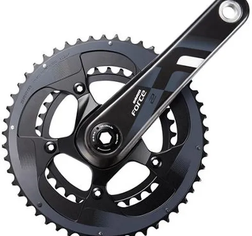 Guarnitura doppia da strada  Force 22 11 velocità (BB30) - nero - 110mm, nero