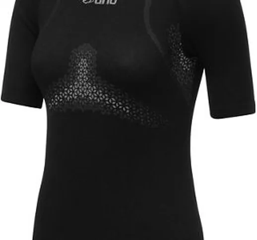 Maglia intima donna  senza cuciture (maniche corte) - nero - UK 14, nero