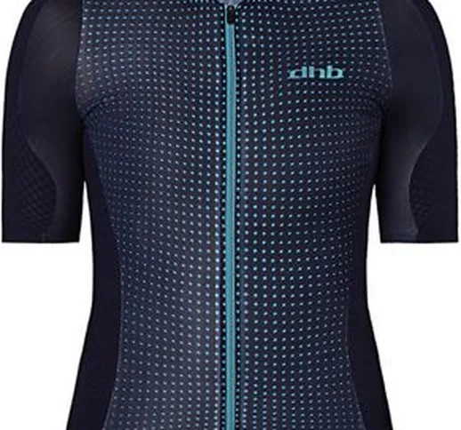  Aeron Lab Raceline Womens S-S Jersey - Blue-Teal - UK 14, Blue-Teal