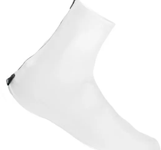  RaceAero II Lightweight Lycra Shoe Cover - bianco - One Size, bianco