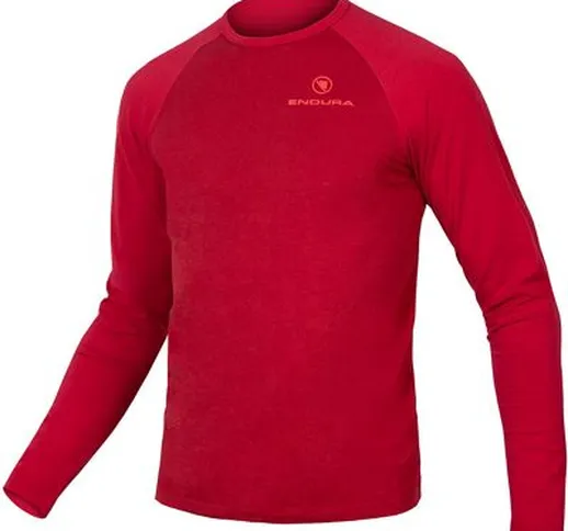 Maglietta maniche lunghe  One Clan Raglan - Rust Red, Rust Red