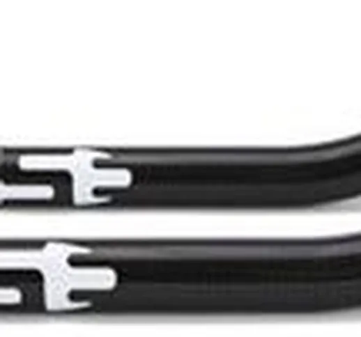  Aero Bar Carbon Extensions - Black 3k weave Carbon - 320mm S Bend, Black 3k weave Carbon