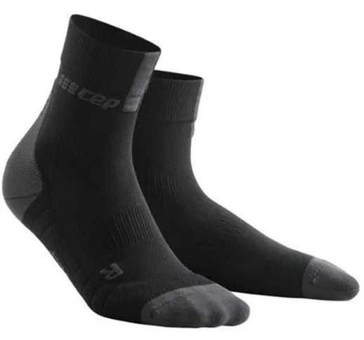  Women's Short Socks 3.0  - Black-Dark Grey, Black-Dark Grey