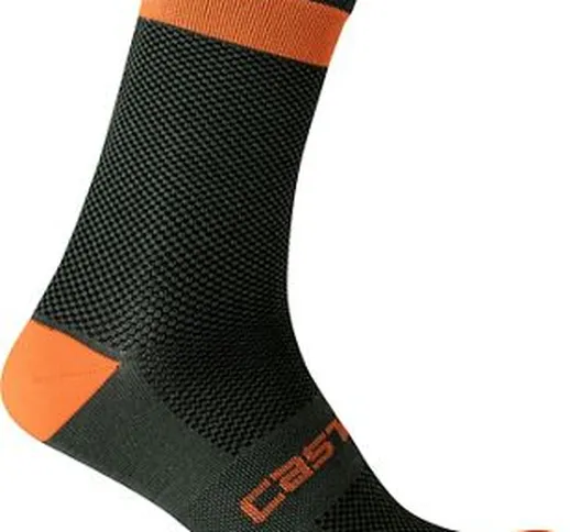  Alpha 18 Cycling Socks AW21 - MILITARY GREEN-FIERY RED - L/XL/XXL, MILITARY GREEN-FIERY R...