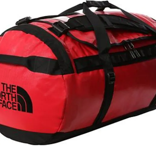  Base Camp Duffel (Large) AW21 - TNF Red-TNF BLK - One Size, TNF Red-TNF BLK