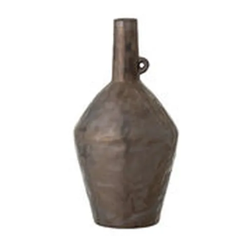 Vaso Mias - / Ø 16 x H 30,5 cm - Gres / Fatto a mano di  - Marrone - Ceramica