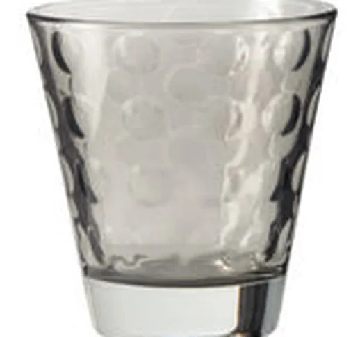 Bicchiere da whisky Optic / H 9 x Ø 8,5 cm - 22 cl -  - Grigio - Vetro