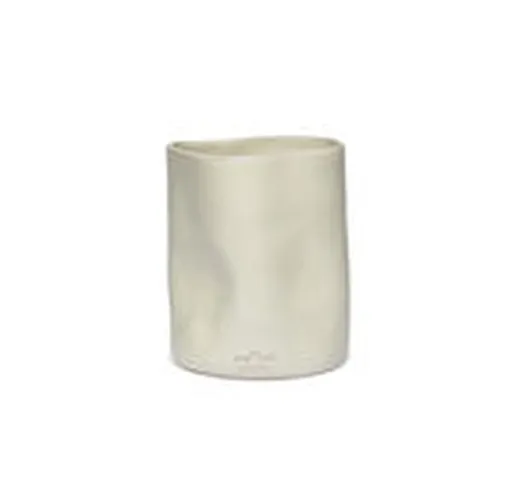 Contenitore per utensili Bosselé - / Vaso - Ø 14,5 x 19 cm - Ceramica di  - Bianco - Ceram...