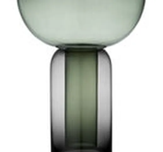 Vaso Torus Large - / H 35 cm di  - Verde - Vetro
