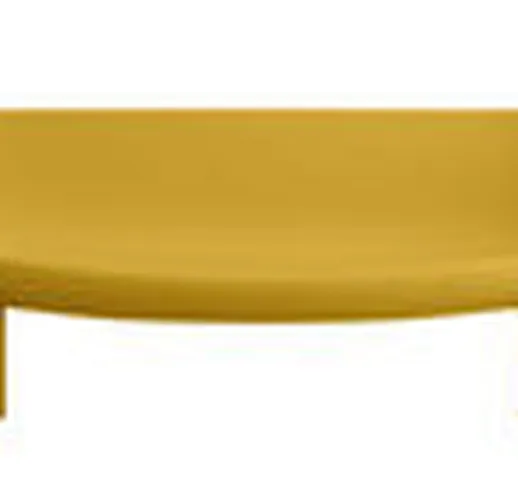 Divano destro Roly Poly - / L 175 cm - 3 posti di  - Giallo/Arancione - Materiale plastico