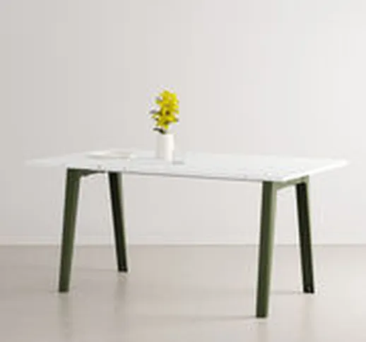 Tavolo rettangolare New Modern - / 160 x 95 cm - Plastica riciclata / 6 a 8 persone di  -...