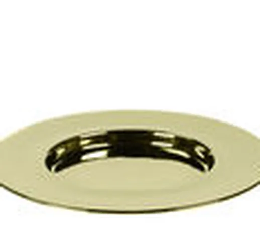 Sottopiatto San Pellegrino - / Small - Ø 22 cm di  - Oro - Ceramica
