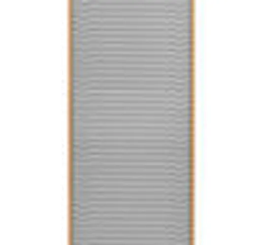 Cassettiera Jalousi Haut - / H 180 cm -  Legno & tenda plastica di  - Grigio/Legno natural...