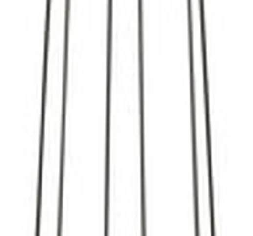 Supporto - / H 60 cm - Per vaso e lampada a olio Wire di  - Nero - Metallo